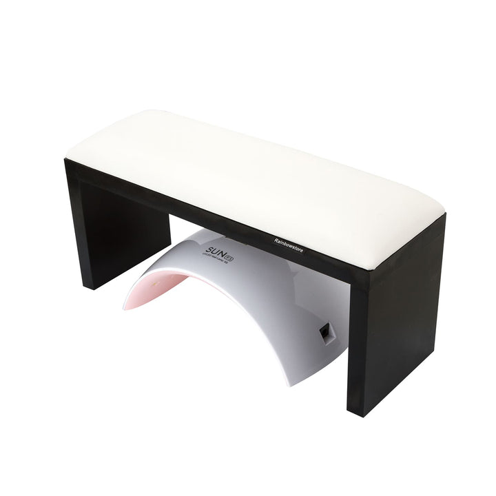 Podpórka do manicure Rainbowstore Classic White na czarnych nóżkach