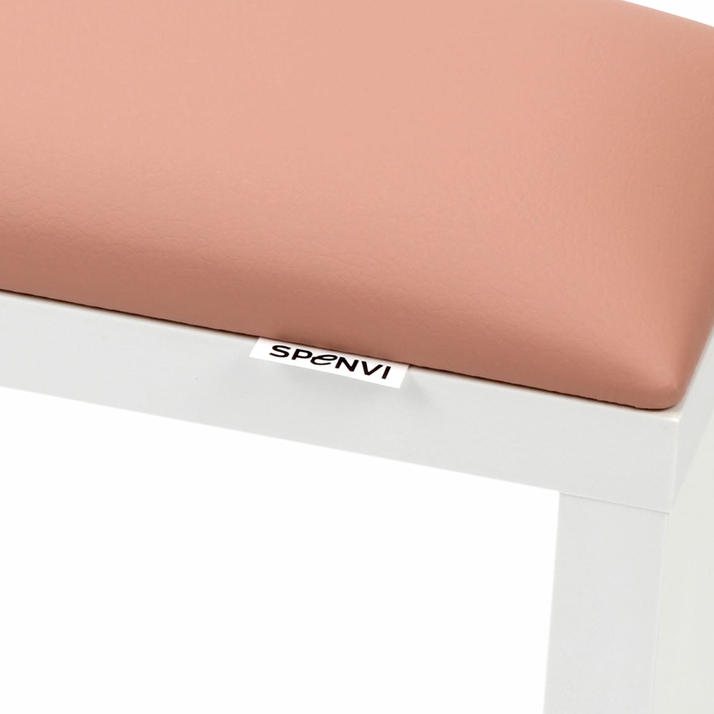 Podpórka do manicure SPENVI Classic Light Pink na białych nóżkach 2